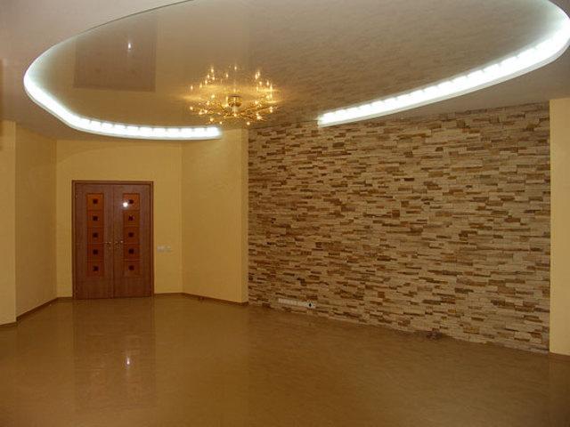 Дизайн стен в квартире - декоративный камень